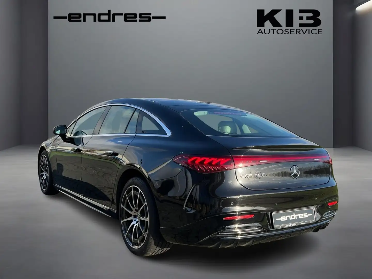 Mercedes-Benz EQS 450+ AMG Line +LED+MBUX+Wide+Pano+Sitzklima Schwarz - 2