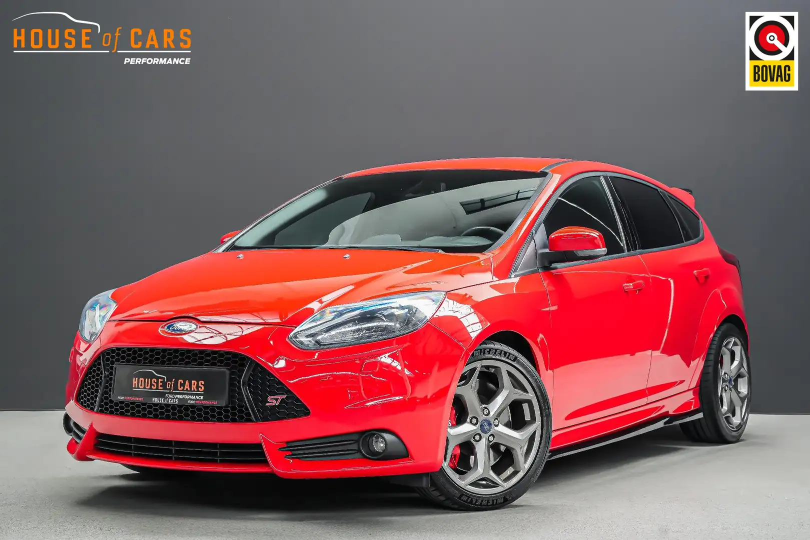 Ford Focus 2.0 EcoBoost ST-3 |stage 3|330pk|vol lederen Recar Roşu - 1