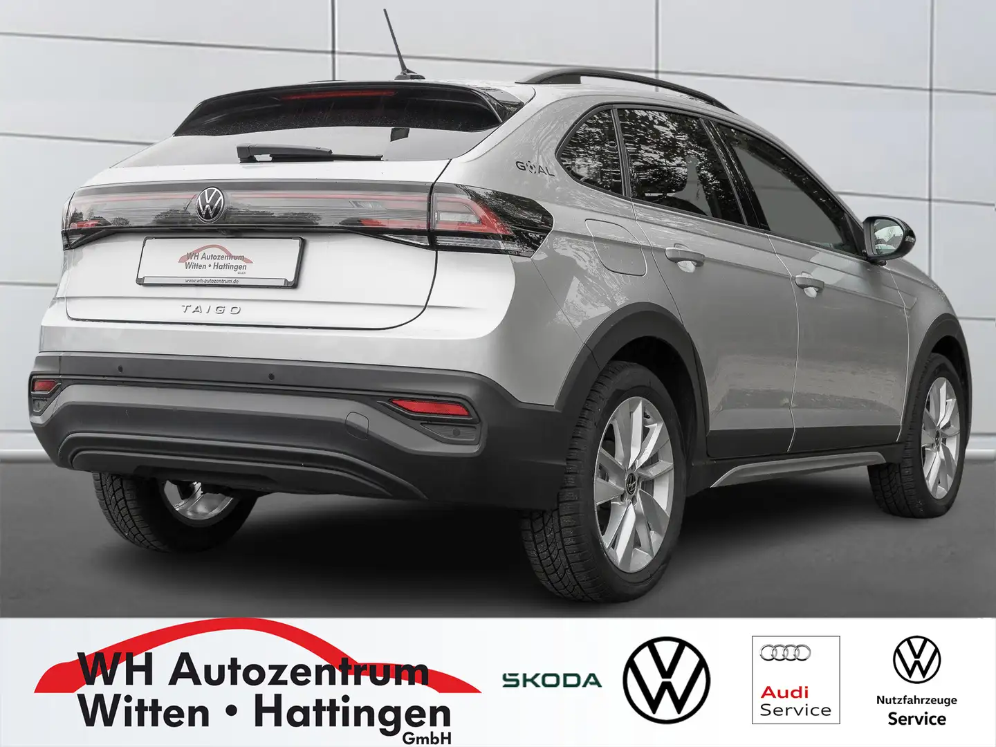 Volkswagen Taigo 1.5 TSI DSG Goal NAVI AHK REARVIEW GJ-REIFEN KE... Silber - 2