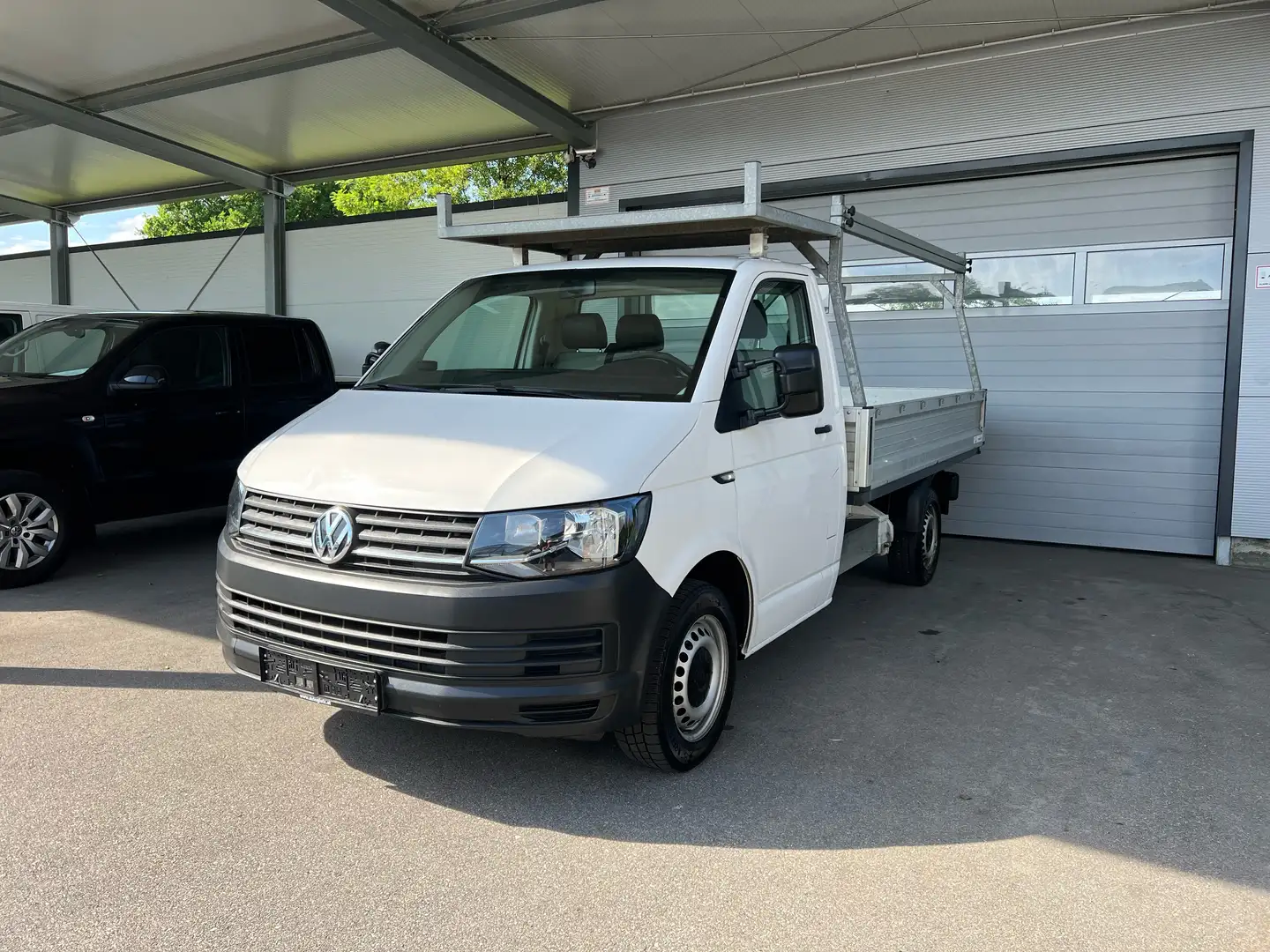 Volkswagen T6 Transporter Pritsche LR 2,0 TDI KLIMA/AHV/TRÄGERSYSTEM Wit - 2