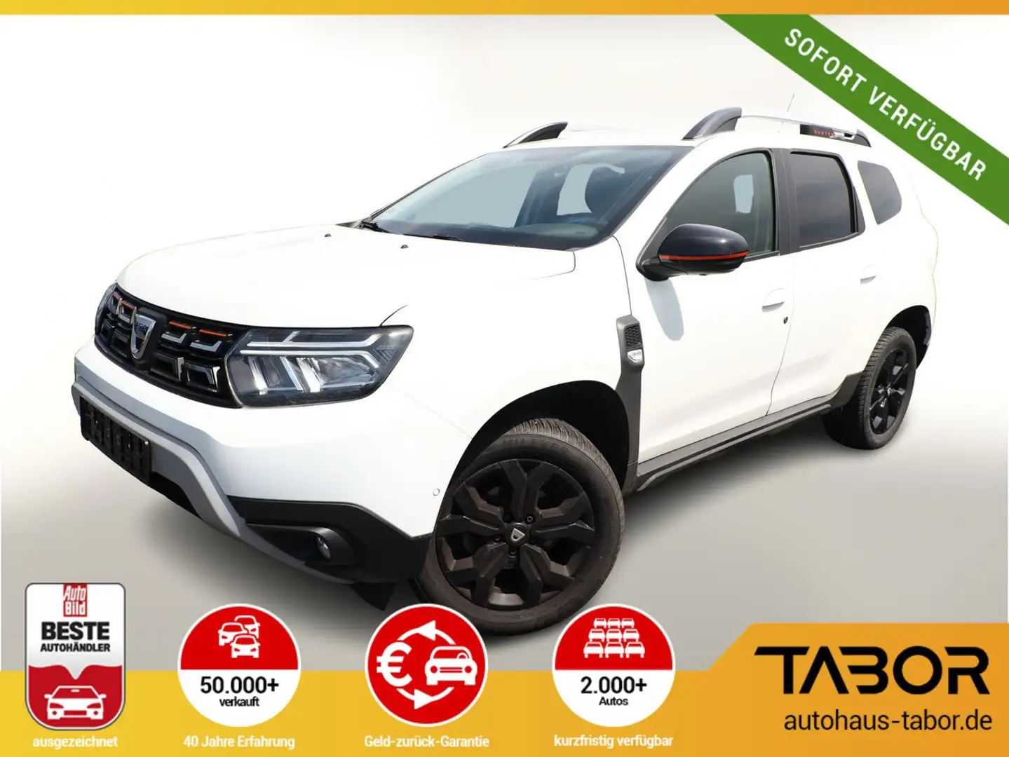 Dacia Duster II 1.3 TCe 130 Extreme Nav PDC KeyL SHZ Weiß - 1