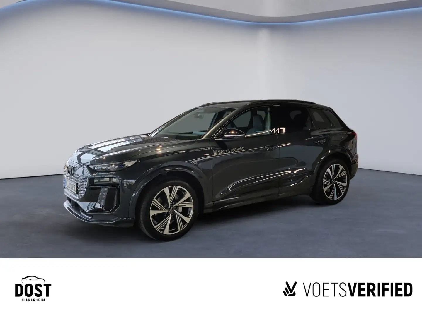 Audi Q6 e-tron quattro ACC+AHK+KAMERA+MATRIX LED+SHZ Gris - 1