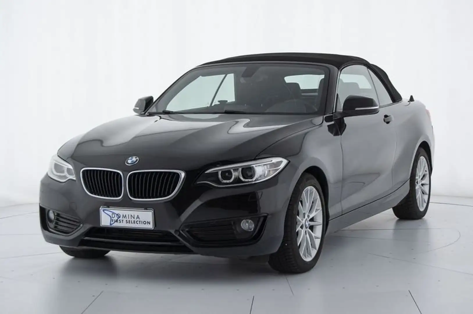BMW 218 218d Cabrio Aut. Nero - 1