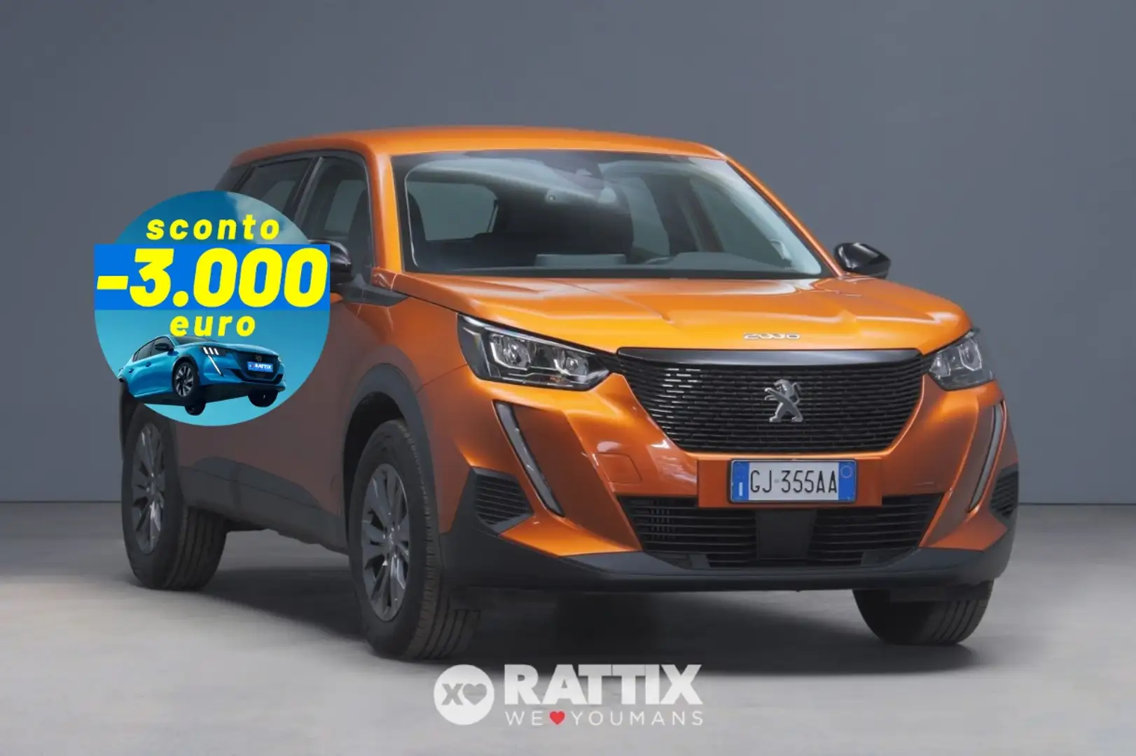 Peugeot 2008 1.2 Puretech 130CV Active Pack EAT8 Orange - 1