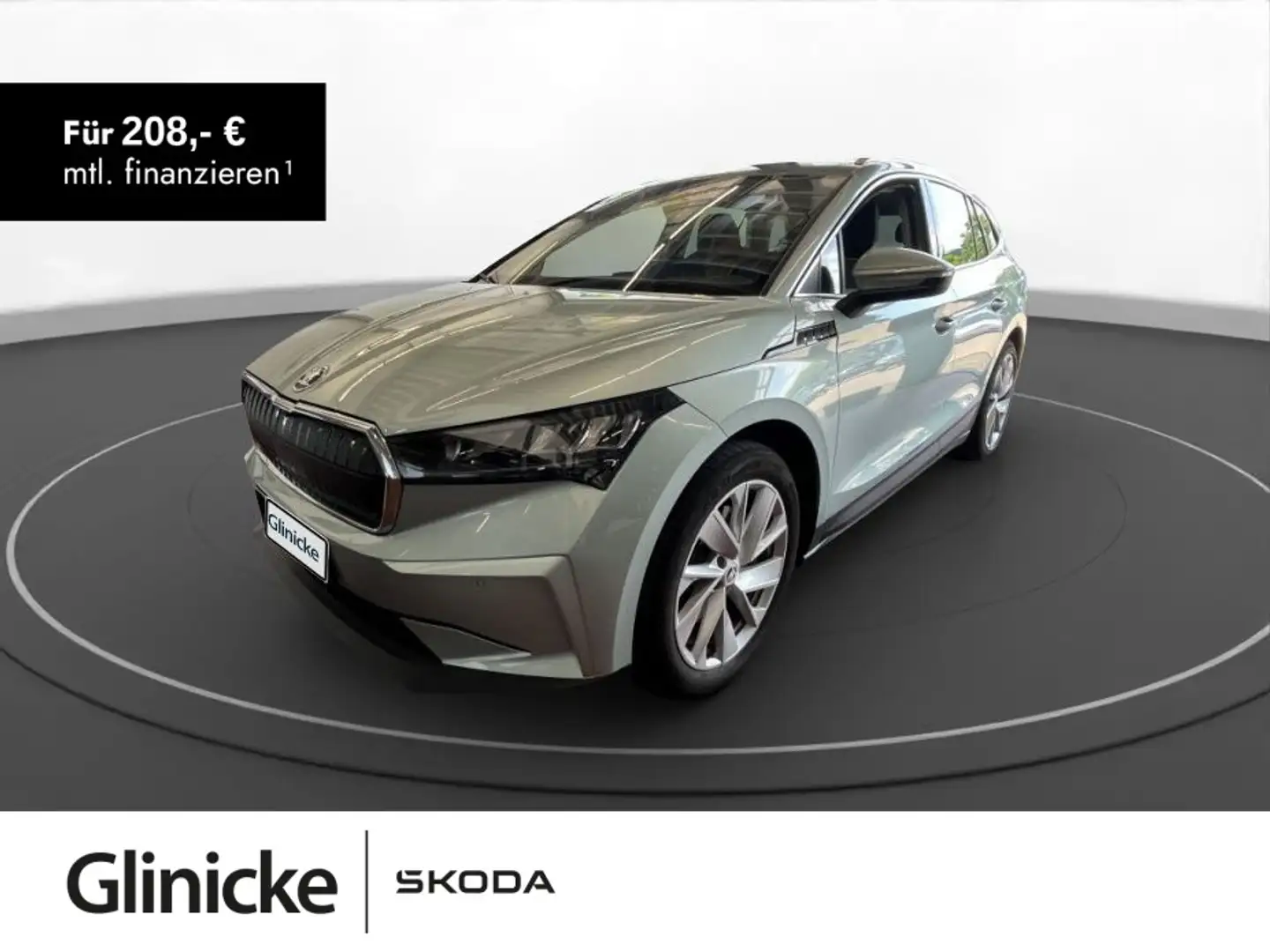 Skoda Enyaq iV 80 Lodge Navi RüKa Klima PDC LED Silber - 1