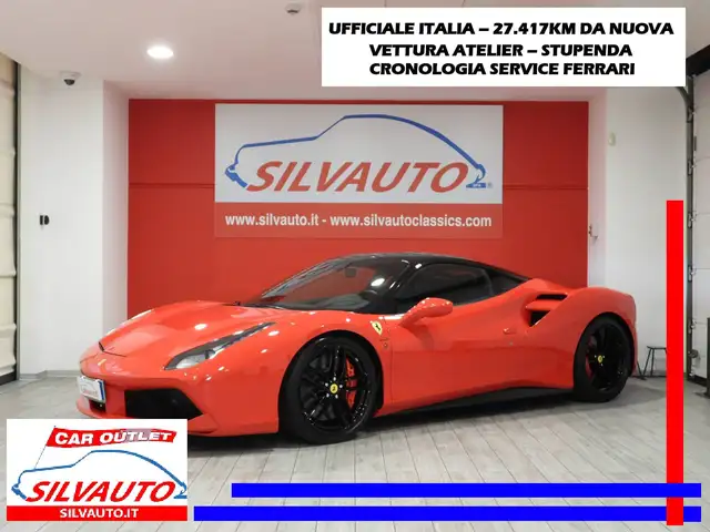 Ferrari 488 GTB - UFFICIALE ITALIA – 27.417KM DA NUOVA – VETTURA ATELIER – STUPENDA – CRONOLOGIA SERVICE FERRARI (2016)