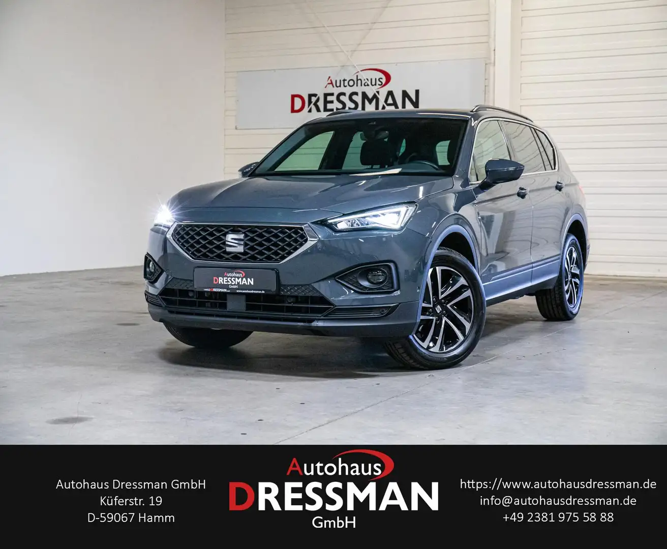 SEAT Tarraco DSG 1.5TSI Style VIRTUAL PANO LED KAMERA Grau - 1