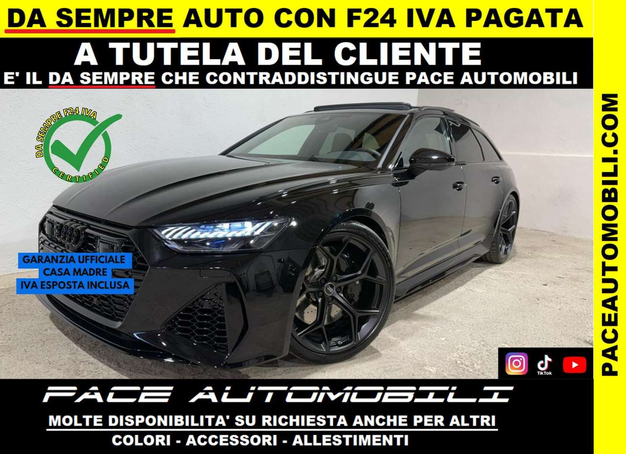 Audi RS6 DYNAMIC PLUS PERFORMANCE B&O 305 KM/H BLACK PACK