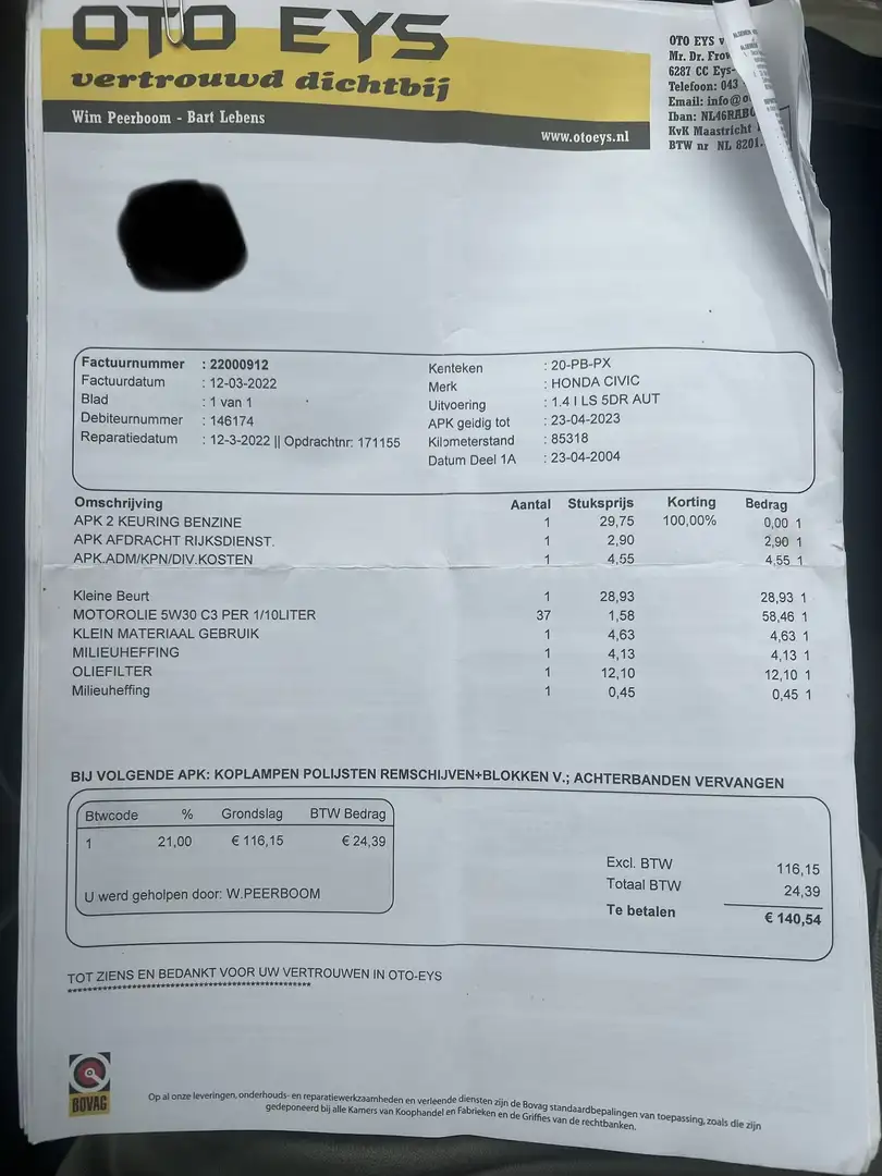 Honda Civic 1.4i Automatik LS - 2