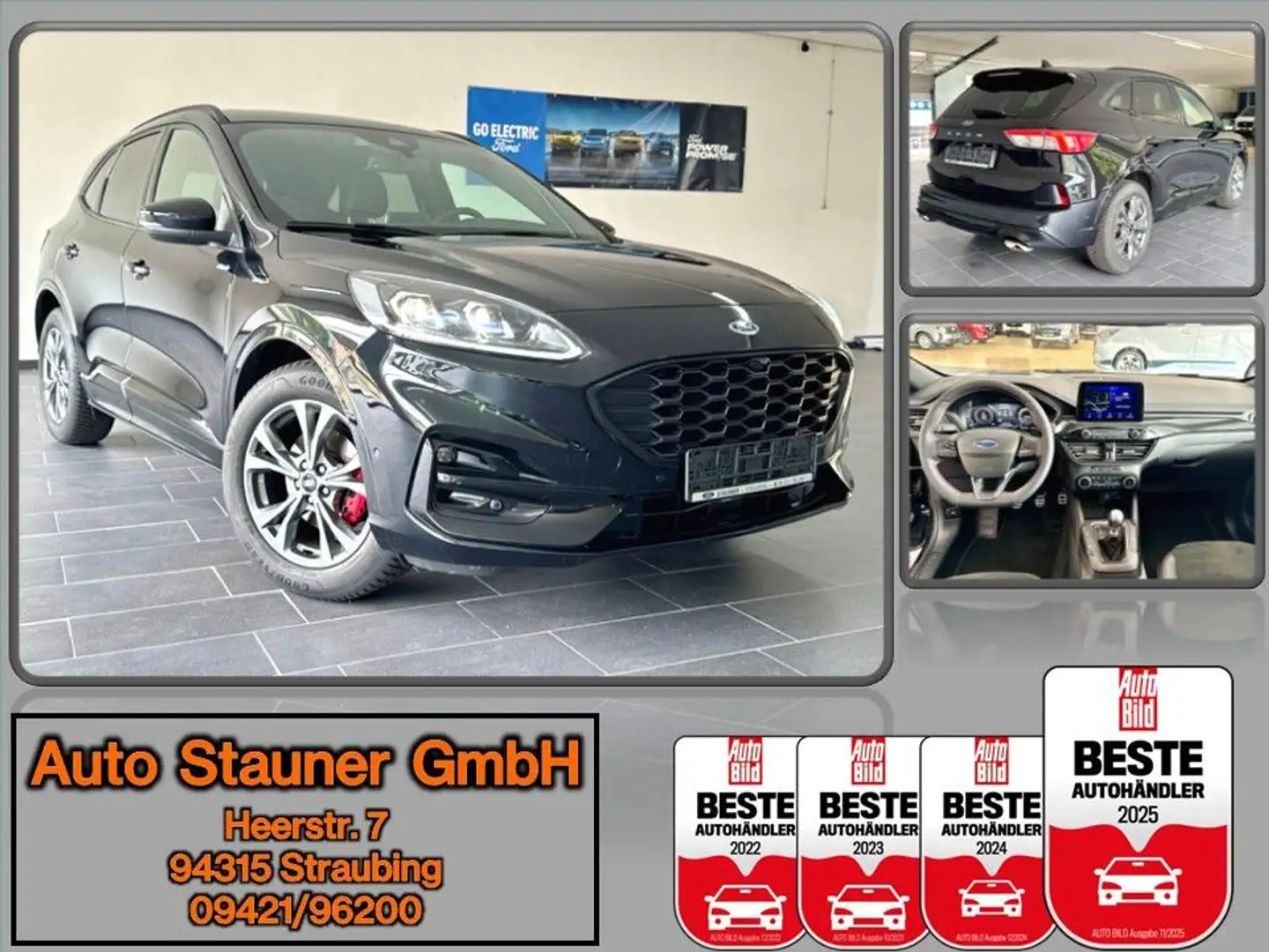 Ford Kuga ST-Line X 1.5 EcoBoost/ACC/PANO/NAVI/KAMERA Schwarz - 1