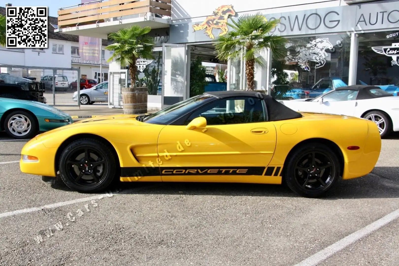 Corvette C5 Cabrio -Z51 -HeadsUp -50thAnniversary -CarFax Żółty - 1