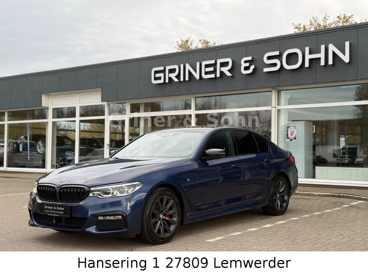 BMW 520 d M Paket,Virtual,HUD,360,ACC,T-Win,Display-K Blau - 1