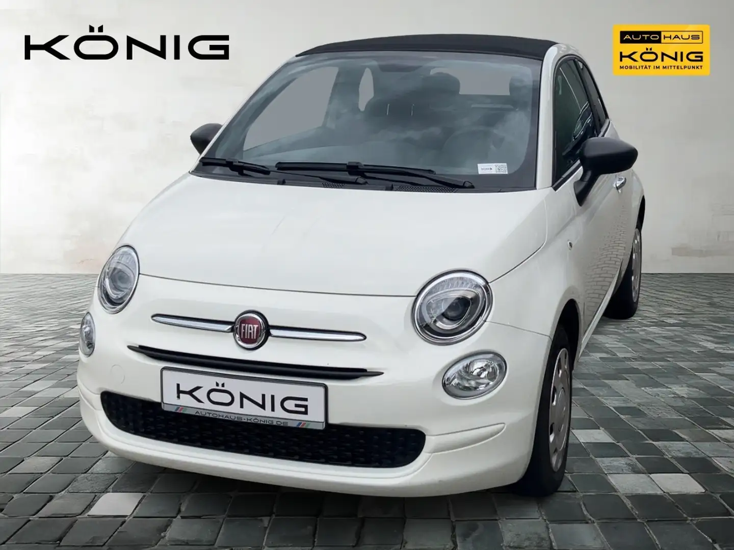 Fiat 500 Cabrio MY23 1.0 Klima & Sound DAB+*USB Weiß - 1