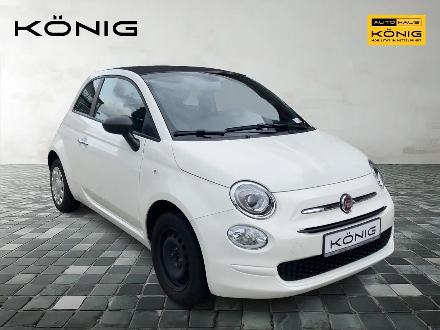 Fiat 500 Cabrio MY23 1.0 Klima & Sound DAB+*USB Weiß - 2