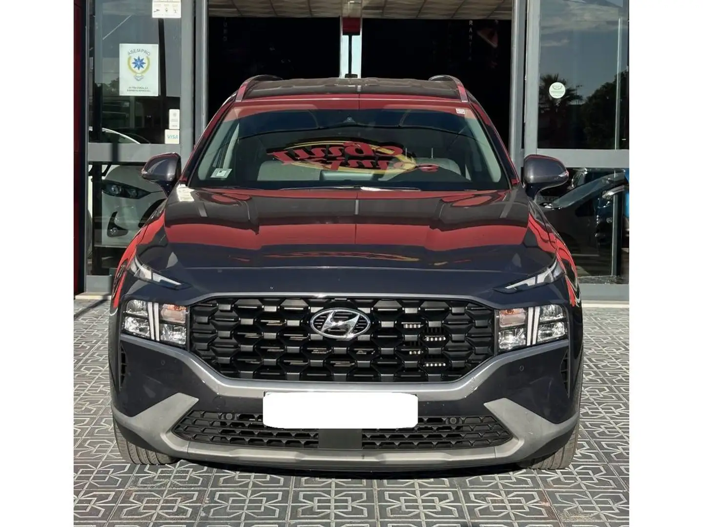 Hyundai SANTA FE 1.6TGDI HEV Klass 7pl 2WD 6AT Gris - 2