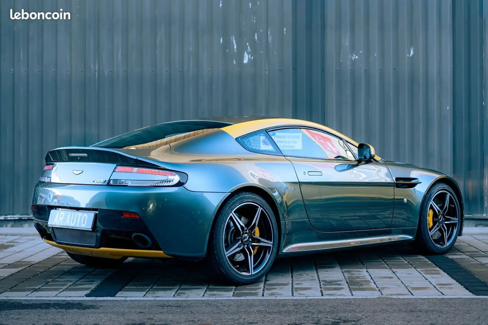 Aston Martin V8 4.7 n430 clubsport pack graphique race alloro green- electron yellow Grün - 2