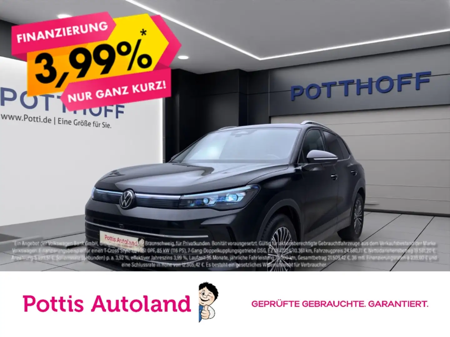 Volkswagen Tiguan 1.5 eTSI DSG GOAL AHK NAVI KAMERA SITZHZG Schwarz - 1