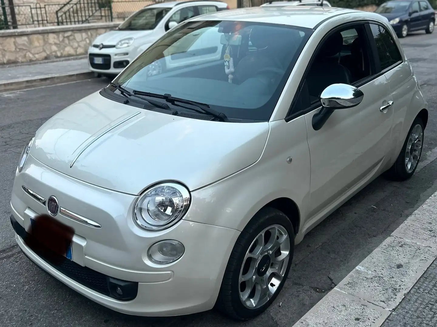 Fiat 500 500 1.3 mjt 16v Lounge 75cv Beige - 2