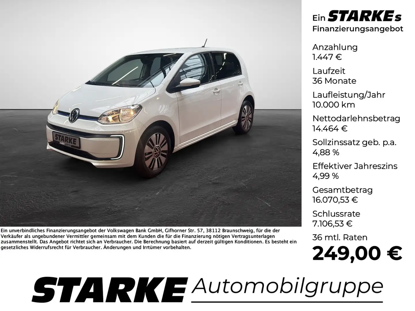 Volkswagen e-up! Style Plus Weiß - 1