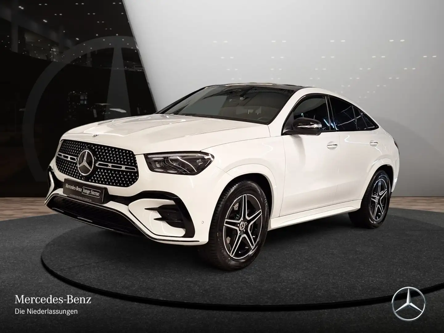 Mercedes-Benz GLE 450 d Coupé 4M AMG+NIGHT+PANO+360+AHK+STHZG Weiß - 2