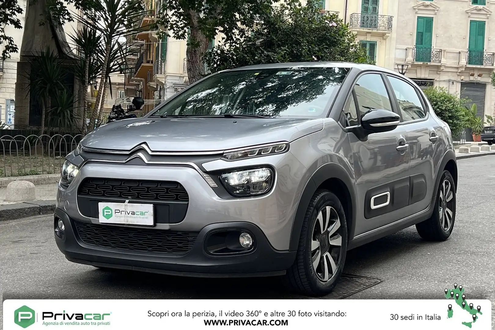 Citroen C3 C3 BlueHDi 100 S&S Feel Pack Argento - 1