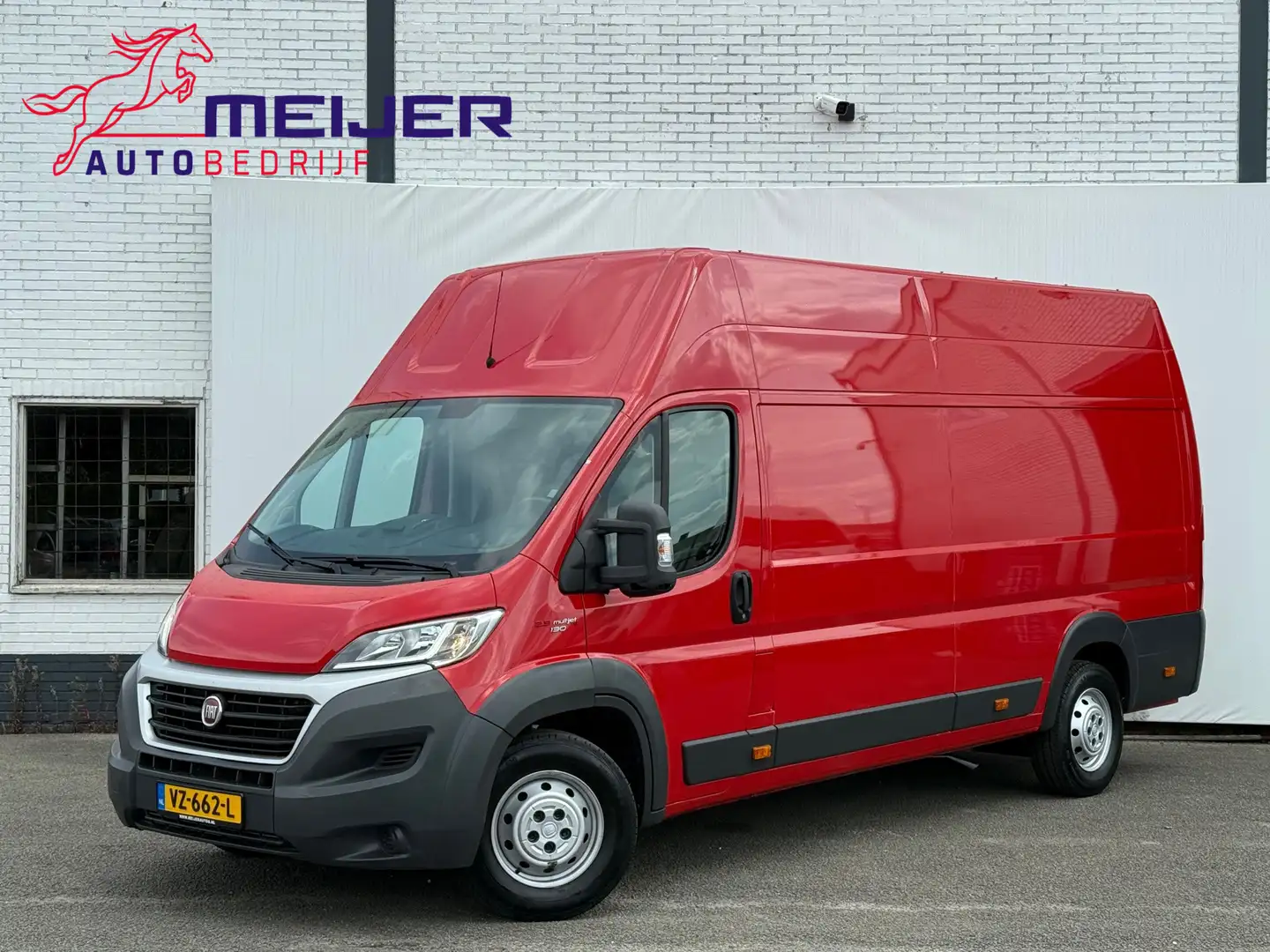 Fiat Ducato 35H 2.3 MultiJet L4H3 MAXI | Bijrijdersbank | Cent Rood - 1