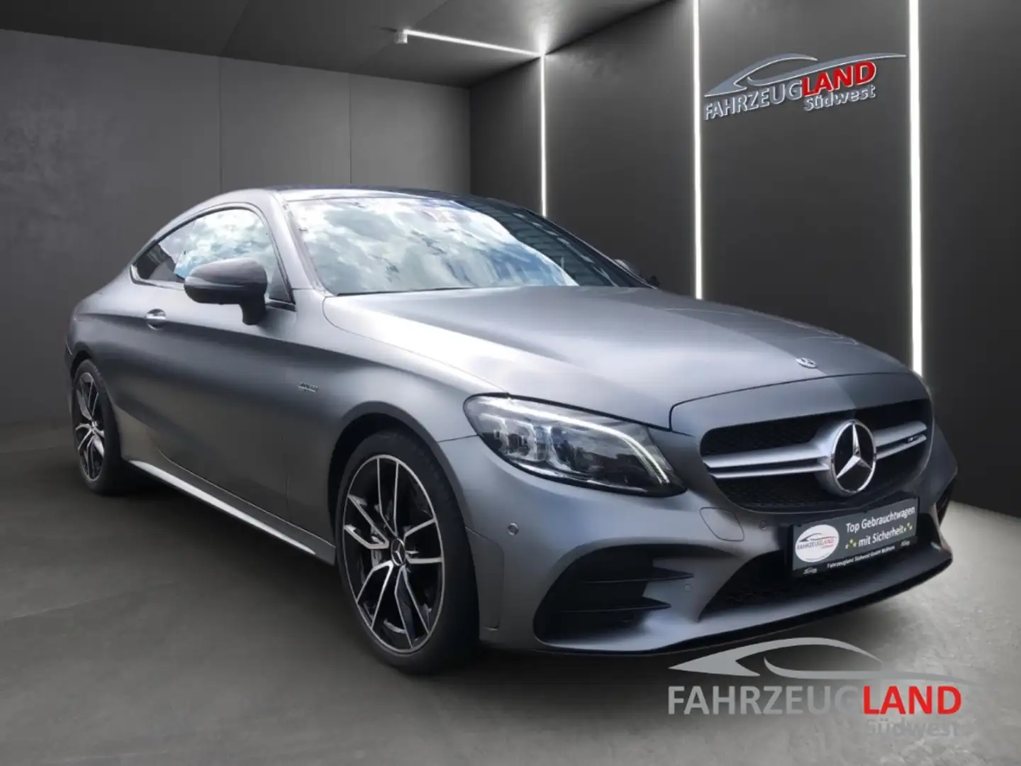 Mercedes-Benz C 43 AMG Coupe Magno Designo Carbon Performance AGA Pano Na Gri - 2