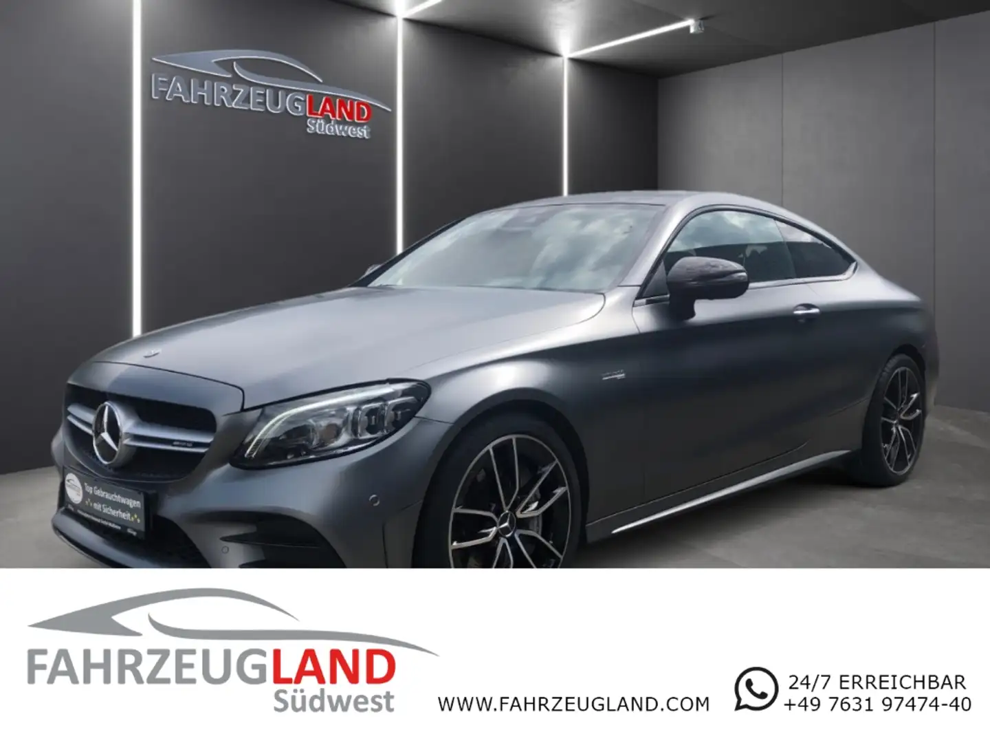 Mercedes-Benz C 43 AMG Coupe Magno Designo Carbon Performance AGA Pano Na Gri - 1