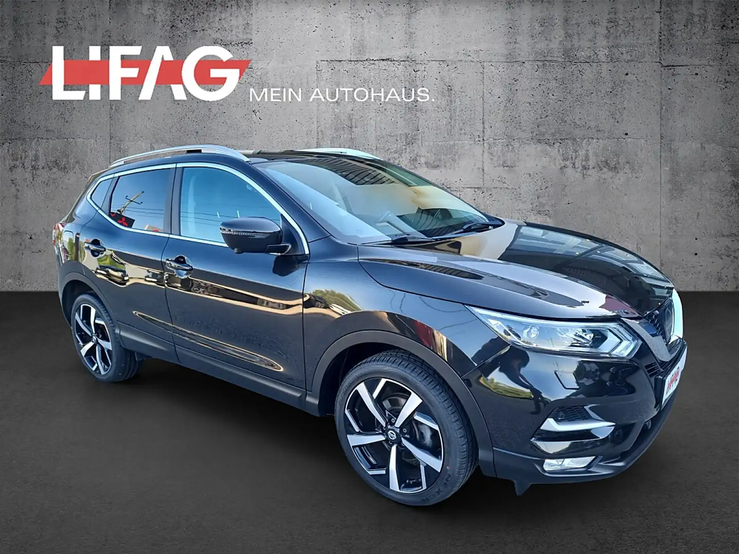 Nissan Qashqai 1,6 dCi Tekna Aut. *ab € 15.990,-* Schwarz - 1