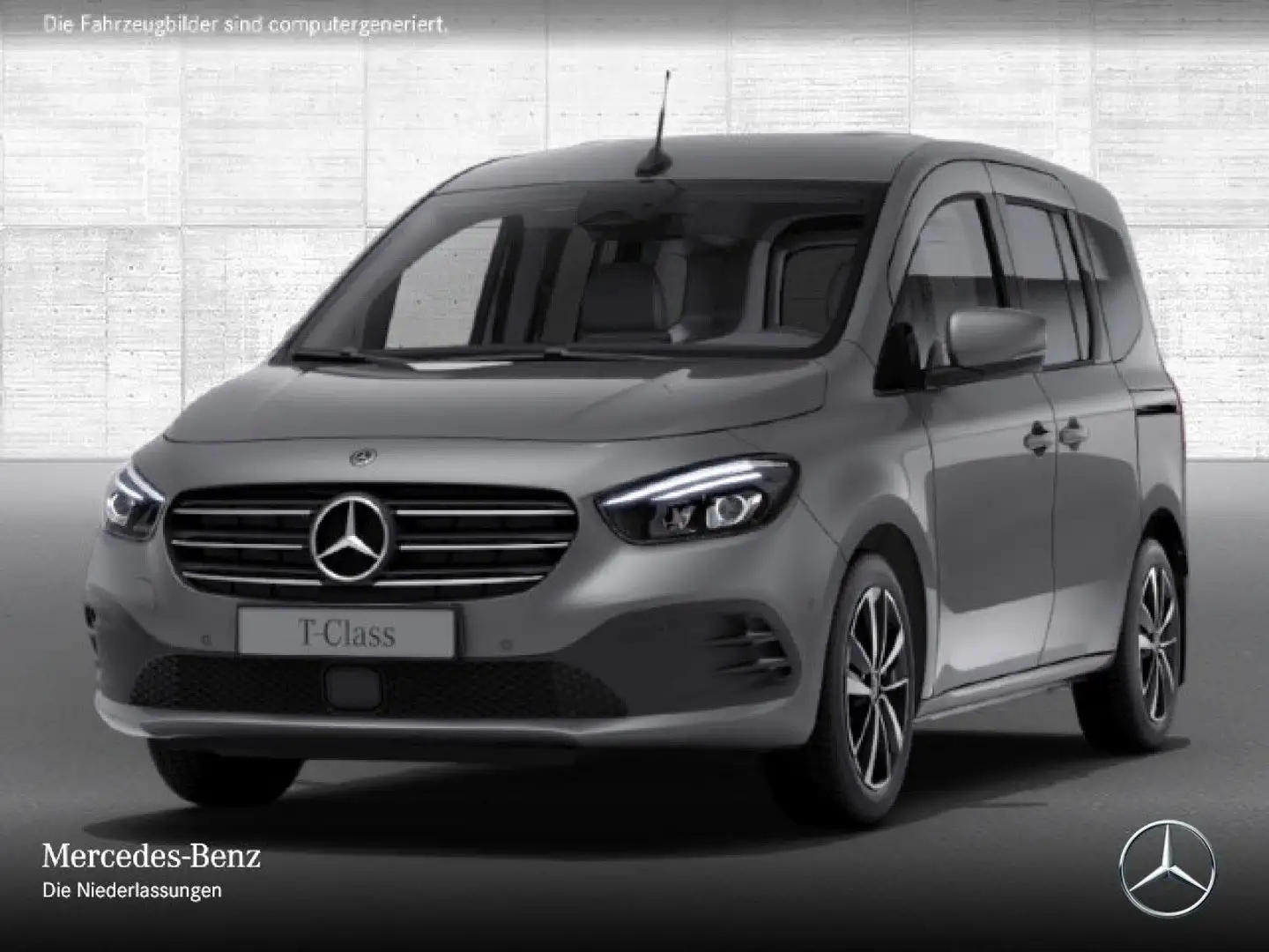 Mercedes-Benz T-Class T 180 d EDITION+PROGRESSIVE+Klimaautom+AHK+Navi Gris - 2