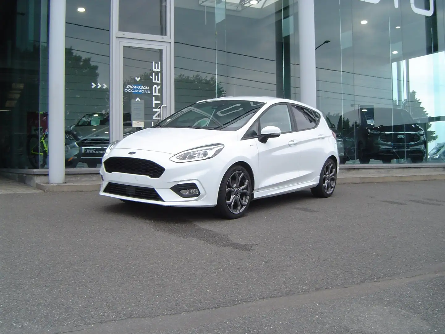 Ford Fiesta 1.0 EcoBoost ST-Line (EU6.2) Wit - 1