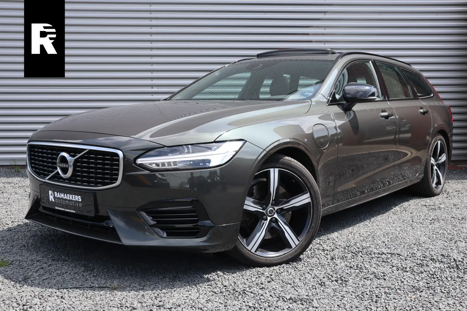 Volvo V90 2.0 T8 AWD R-Design Panorama dak / Adaptieve Cruis Grigio - 1