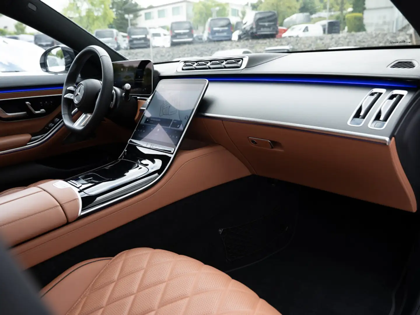 Mercedes-Benz S 450 d 4M L AMG-Sport/Pano/Burm/Sitzklima/Distr Weiß - 2