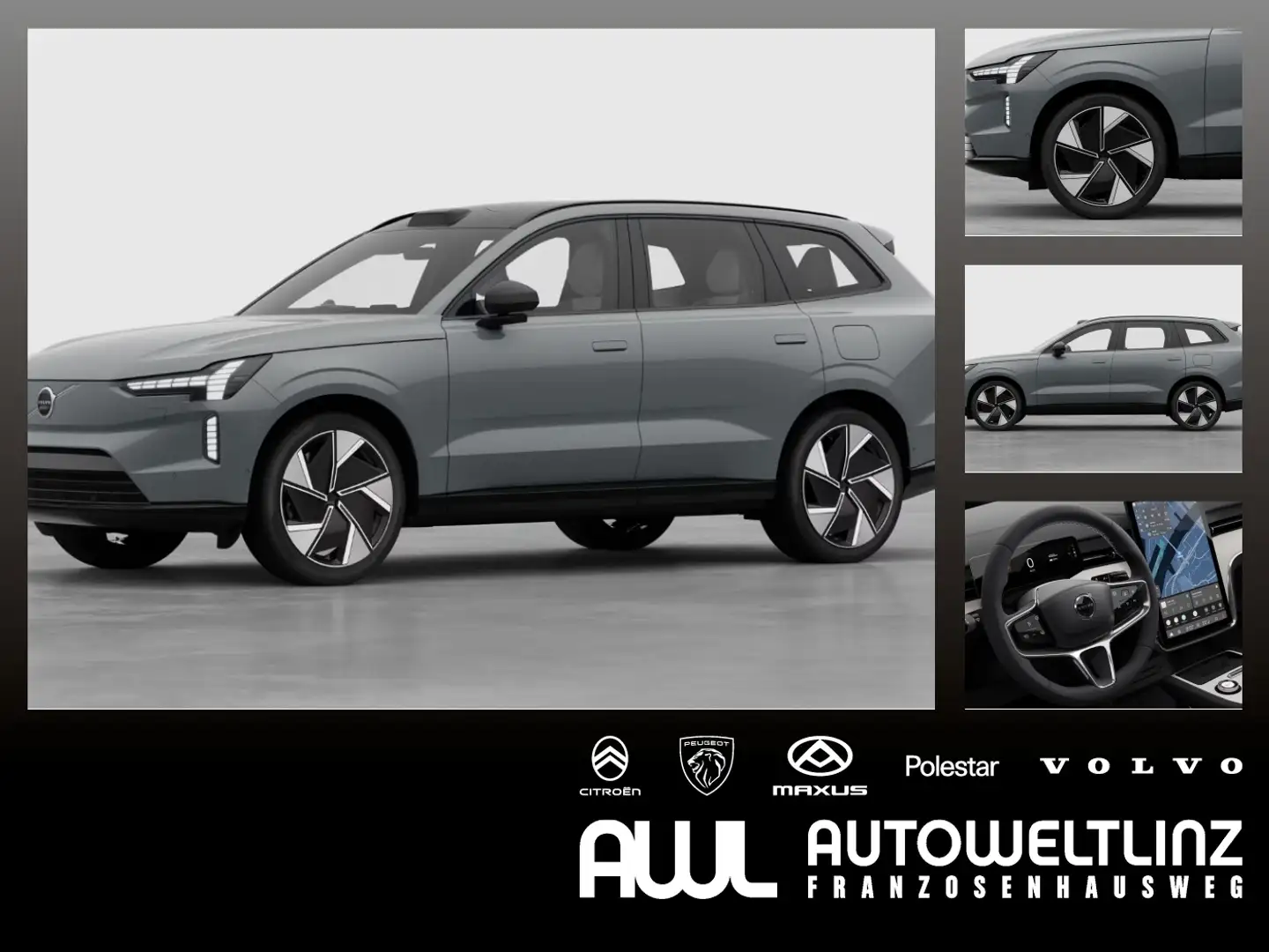 Volvo EX90 Twin Performance Ultra Grau - 1