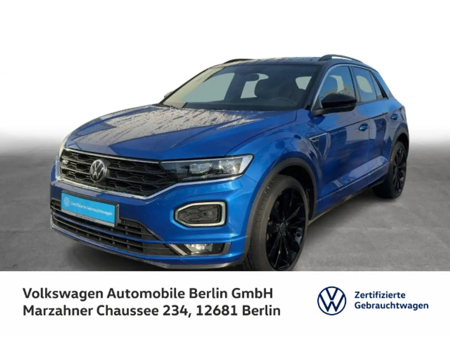 Volkswagen T-Roc 1.5 TSI DSG R-Line Pano Navi LED SHZ PDC Blau - 1