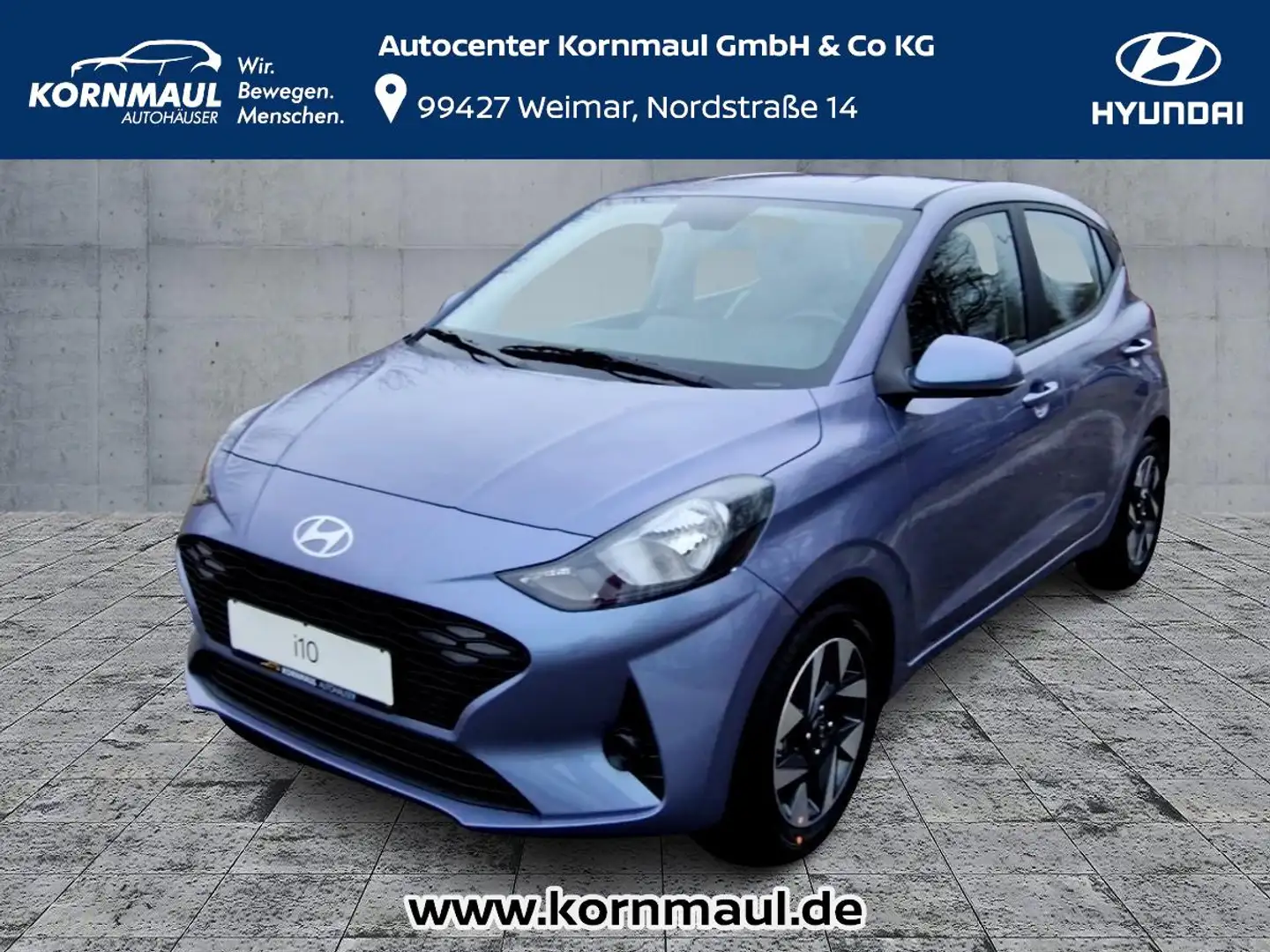 Hyundai i10 1.0 Trend (63PS) Komfortpaket (MY25) Blau - 1