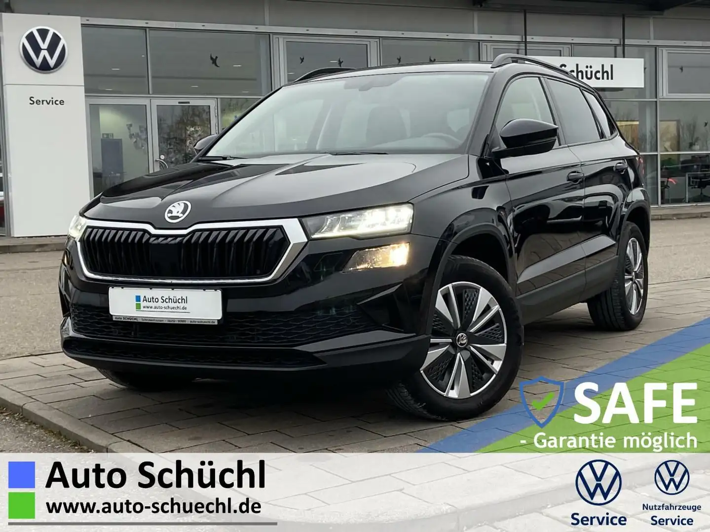 Skoda Karoq 2.0 TDI DSG 4x4 AHK+NAVI+LED+SMART-LINK+VI Schwarz - 1