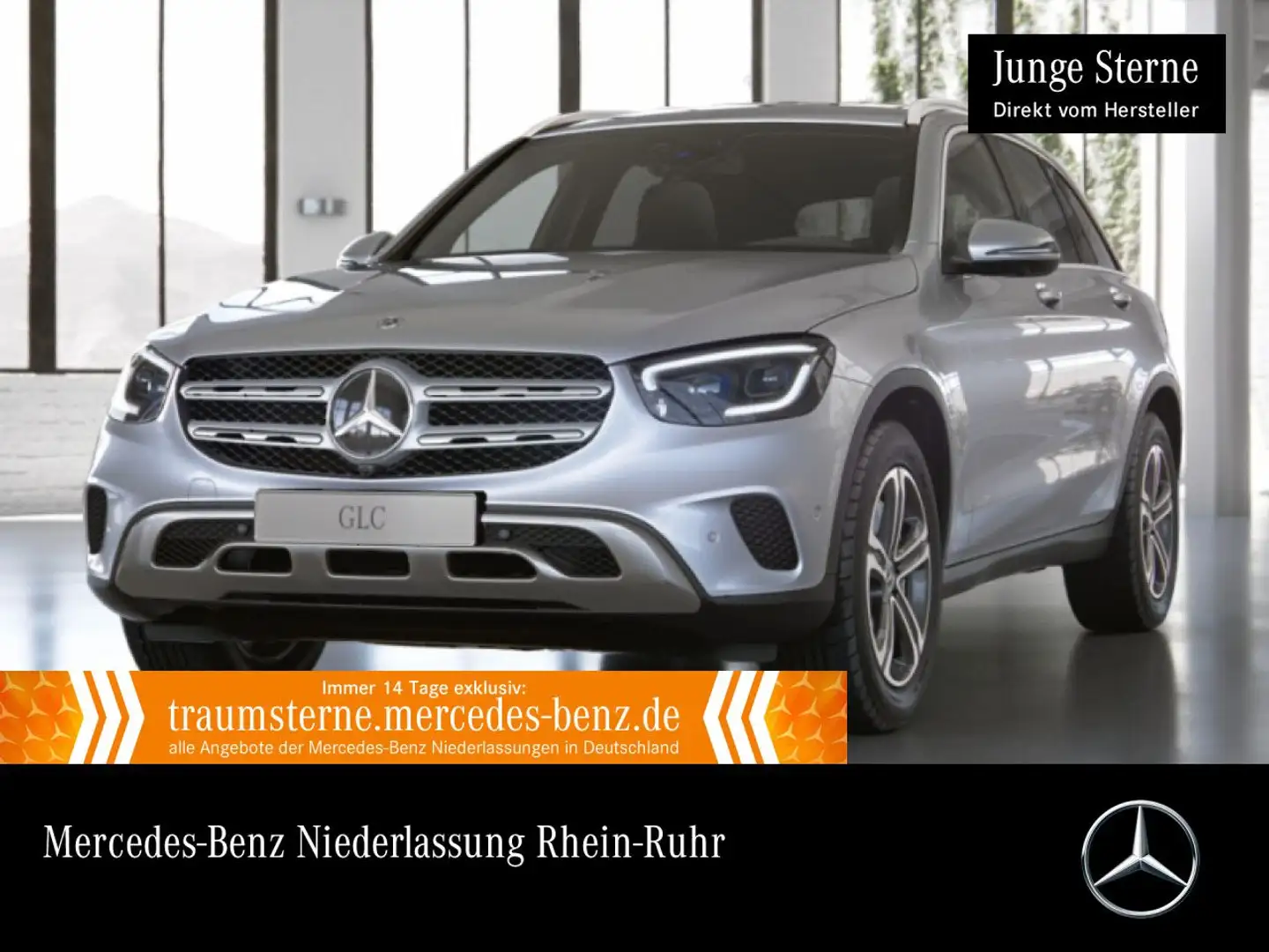 Mercedes-Benz GLC 400 d 4M 360+MULTIBEAM+FAHRASS+HUD+SITZKLIMA Argintiu - 1