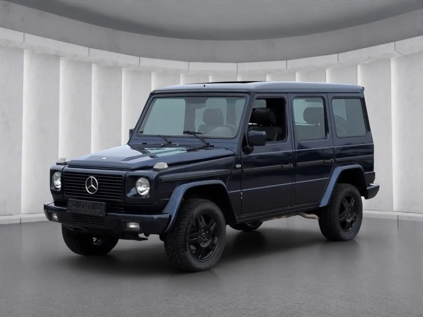 Mercedes-Benz G 300 TD lang Allrad*Autom Leder Schiebedach AHK Blau - 2