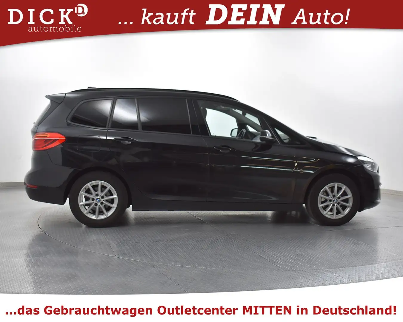 BMW 218 218d Gran T Aut. Sport NAV+LED+SHZ+TEMP+MFL+PARK Schwarz - 2