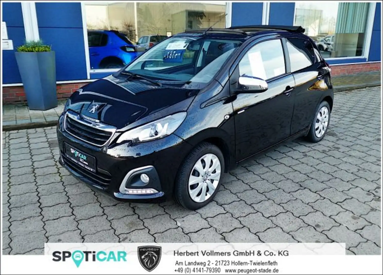 Peugeot 108 VTI 72 Stop&Start Top! Style Schwarz - 1