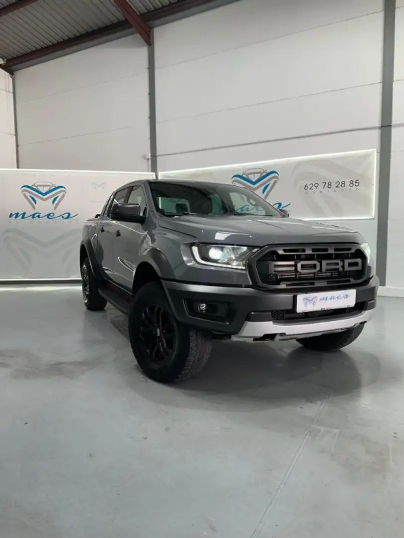 Ford Ranger 2.0 Ecoblue DCb. Raptor 4x4 Aut. 213 Gris - 1