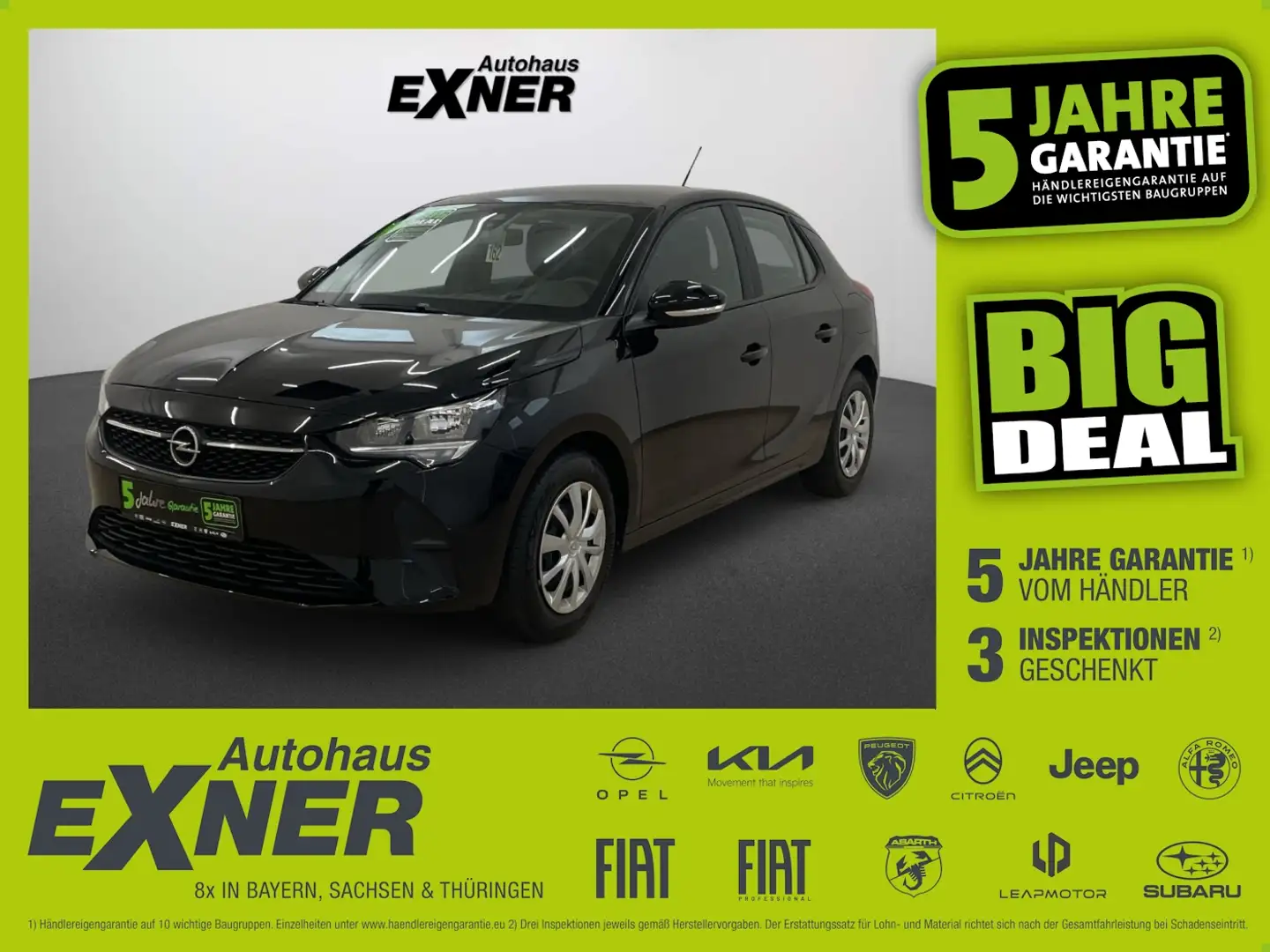 Opel Corsa F 1.2 EDITION *DAB*Bluetooth*USB*Klima* Noir - 1
