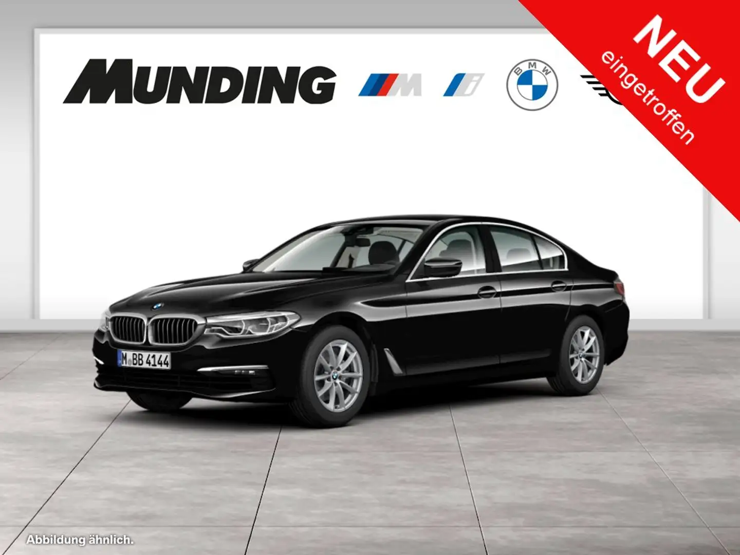 BMW 520 d A Limousine LED|Navi|WLAN|Standhzg|MFL|PDC|SHZ Schwarz - 1