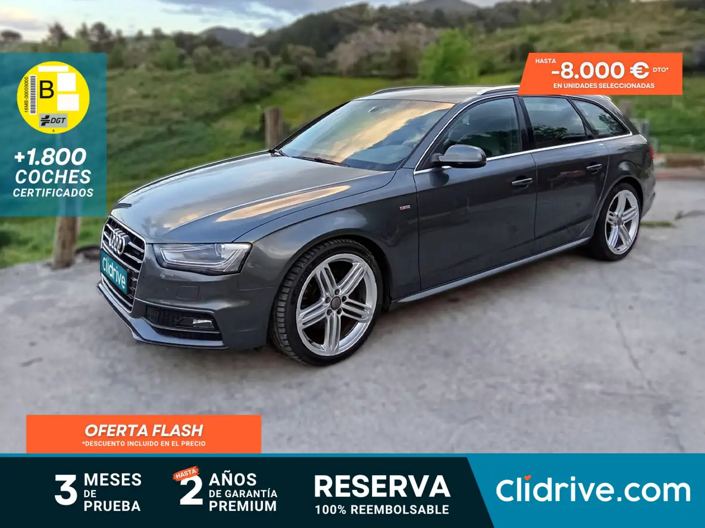 Audi A4 Avant 2.0TDI DPF S line edition 150 Negro - 1
