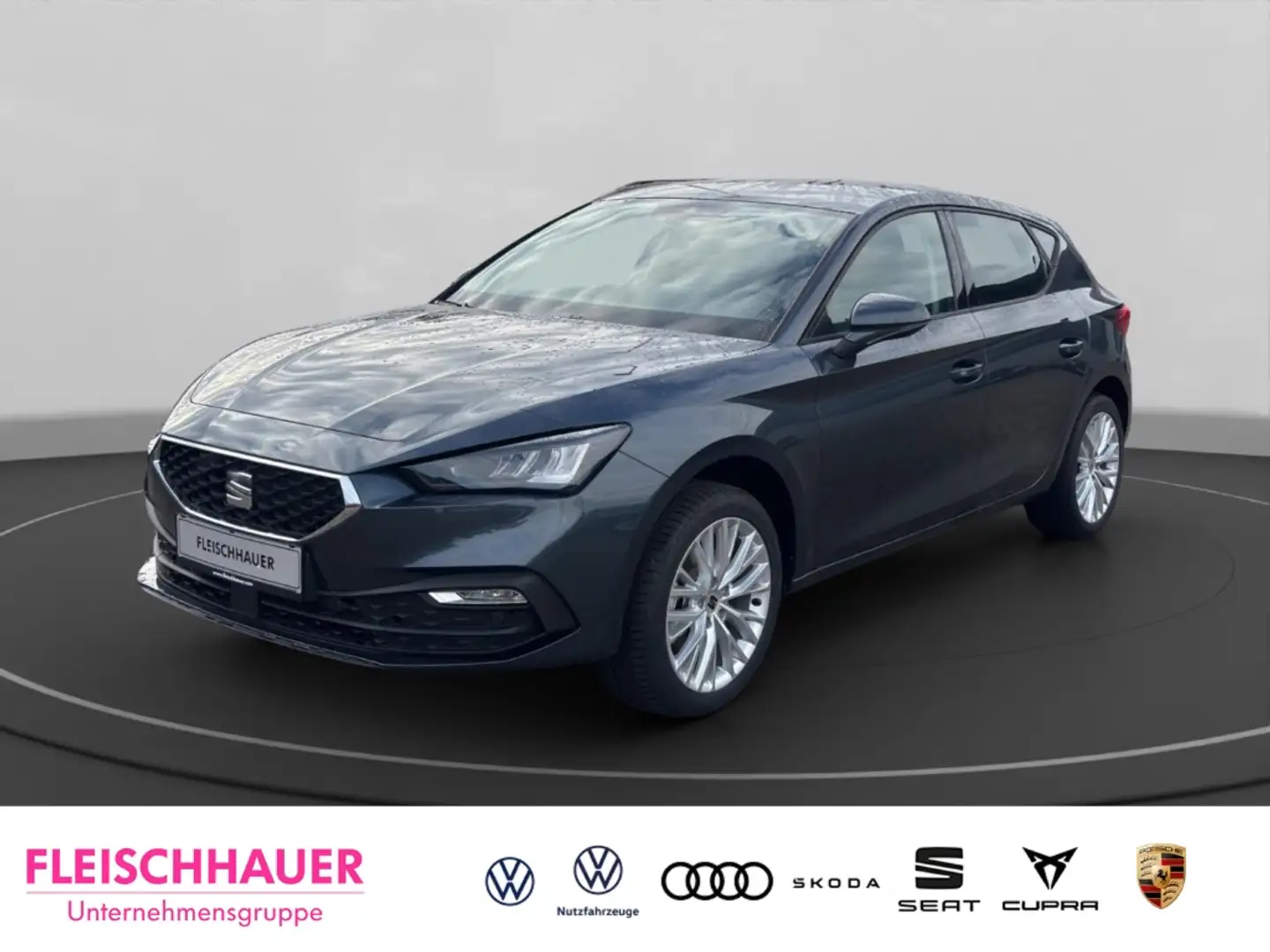 SEAT Leon Road Edition 1.5 eTSI 85 kW (116 PS) DSG Navi  Win Grijs - 1