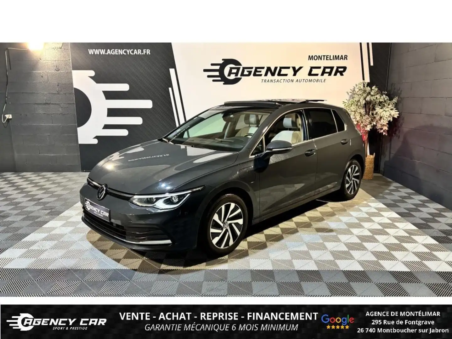 Volkswagen Golf VIII 1.4 204ch eHybrid OPF Style - Toit Ouvrant Suivie Grau - 1