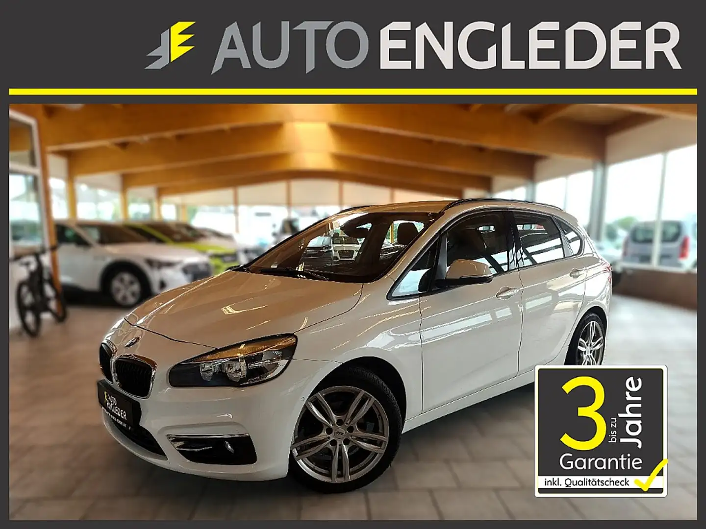 BMW 216 d Active Tourer Advantage Blanc - 1