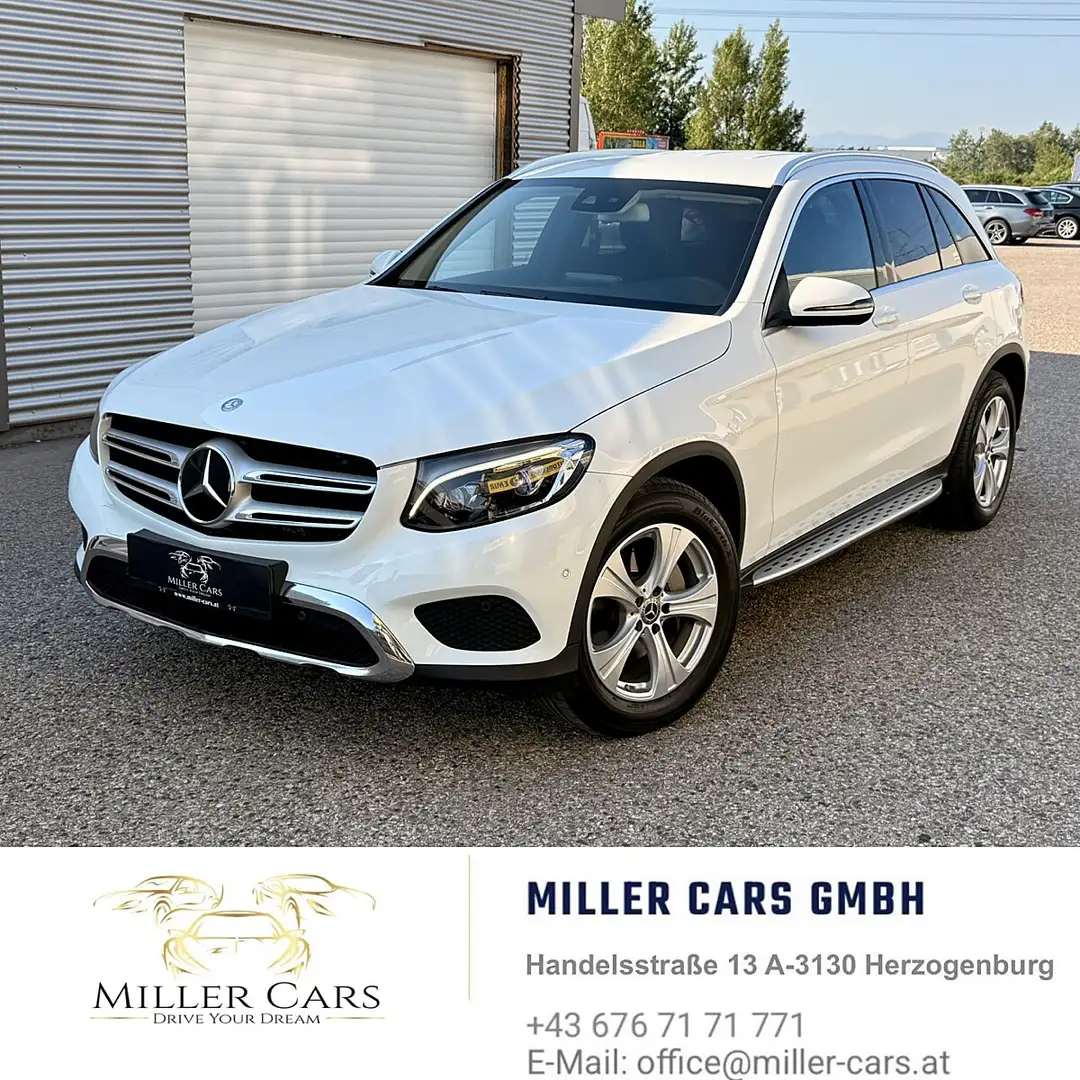 Mercedes-Benz GLC 220 d Exclusive 4Matic*Servicegepflegt* Weiß - 1