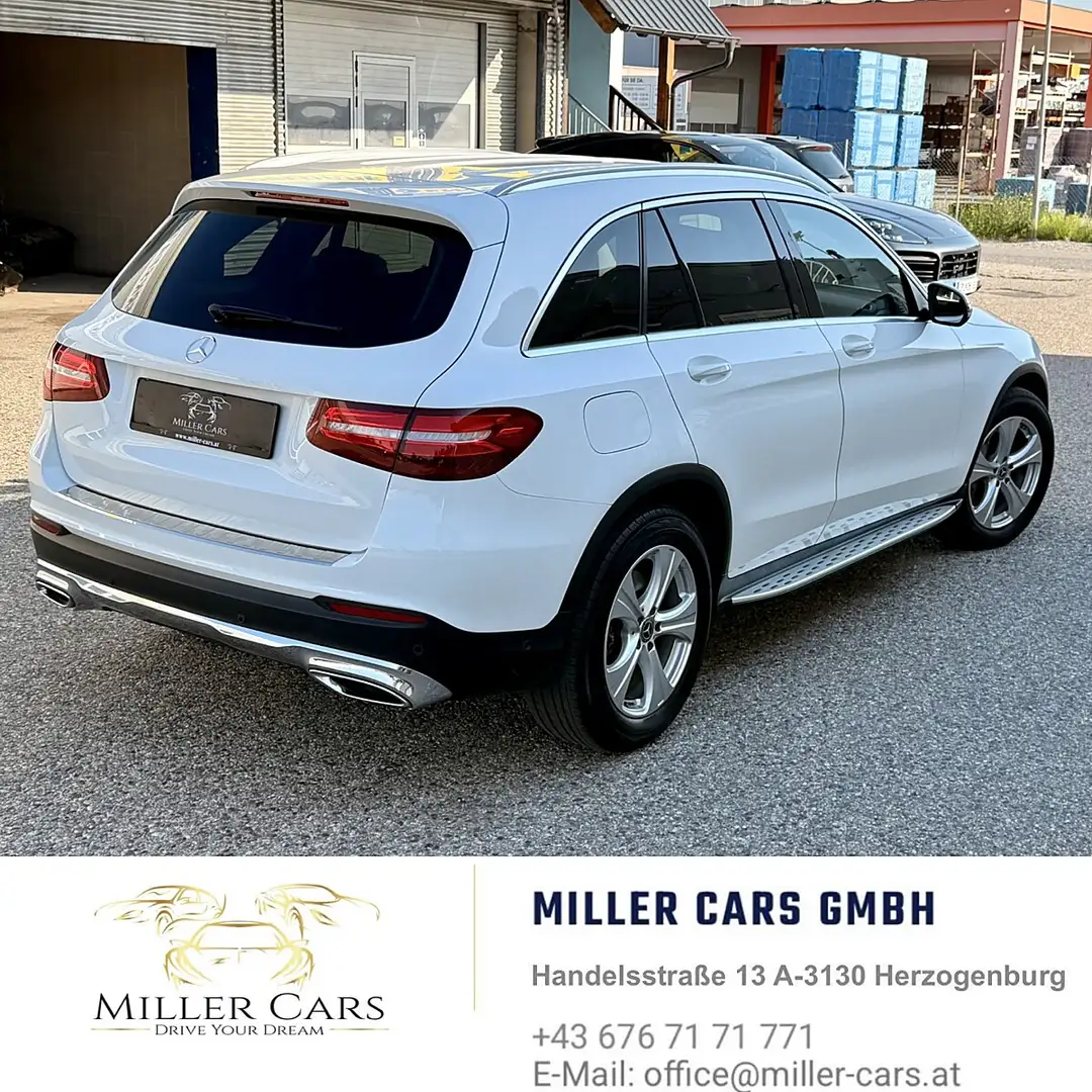 Mercedes-Benz GLC 220 d Exclusive 4Matic*Servicegepflegt* Weiß - 2